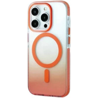 Чохол iPhone 16 Pro Shield Gradient with MagSafe orange