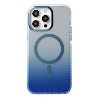 Чохол iPhone 15 Pro Shield Gradient with MagSafe dark blue