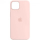 Чохол iPhone 14 Plus Silicone Case Full Chalk pink
