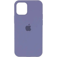 Чохол iPhone 16 Silicone Case Full lavender gray