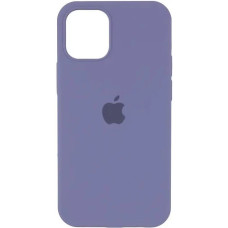 Чохол iPhone 16 Silicone Case Full lavender gray