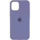 Чохол iPhone 16 Silicone Case Full lavender gray