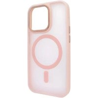 Чохол iPhone 14 Frosted with MagSafe pink
