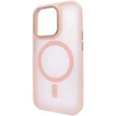 Чохол iPhone 16 Pro Frosted with MagSafe pink