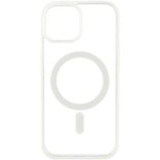 Чохол iPhone 15 Plus Frosted with MagSafe white