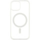 Чохол iPhone 15 Plus Frosted with MagSafe white