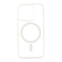 Чохол iPhone 15 Crystal Case with MagSafe white