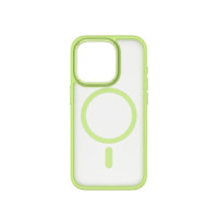 Чохол iPhone 16 Pro Momax Hybrid Lite Magnetic green