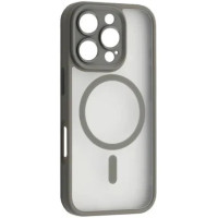 Чохол iPhone 16 Pro Rock Guard Magnet Full Camera gray