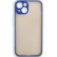 Чохол iPhone 16 Pro Rock Guard matte Full Camera blue