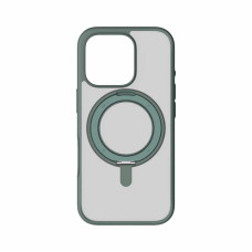 Чохол iPhone 16 Pro Momax Rotatable Magnetic green