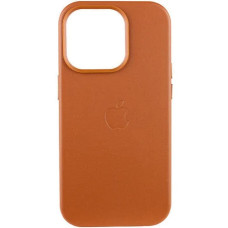 Чохол iPhone 16 Pro Leather Case with MagSafe umber