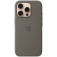 Чохол iPhone 16 Pro Silicone Case with MagSafe stone gray