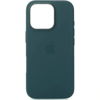 Чохол iPhone 16 Pro Max Silicone Case with MagSafe lake green