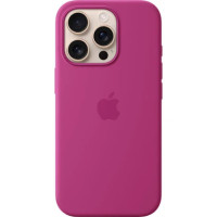 Чохол iPhone 16 Pro Max Silicone Case with MagSafe fuchsia