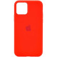 Чохол iPhone 16 Plus Silicone Case Full red
