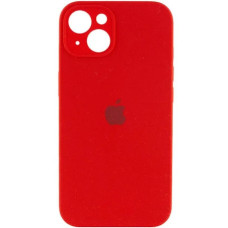 Чохол iPhone 14 Silicone Case Full Camera red