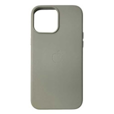Чохол iPhone 16 Leather Case with MagSafe gray