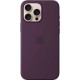 Чохол iPhone 16 Silicone Case with MagSafe plum