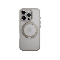 Чохол iPhone 16 Pro Rock Rotating Stand Protection Magnet gray