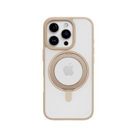 Чохол iPhone 16 Pro Rock Rotating Stand Protection Magnet golden