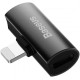 Перехідник Baseus L46 Lightning to Lightning + Lightning black