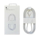 Кабель Apple USB-C to USB-C Charge Cable 1m white
