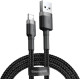 USB кабель Lightning 300cm Baseus Cafule 2A black gray