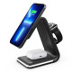 Бездротова зарядка стенд Smart 3 in 1 B17 15W MagSafe black