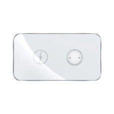 Бездротова зарядка Rock Leather 2in1 W32 white
