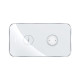 Бездротова зарядка Rock Leather 2in1 W32 white