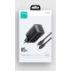 Мережева зарядка JoyRoom GaN Ultra 65W U+C+C Set Type-C to Type-C RJ-TCG01 black