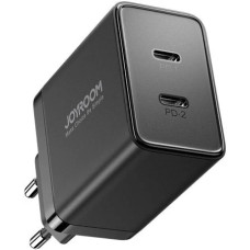 Мережева зарядка JoyRoom Dual PD 40W black JR-TCF09