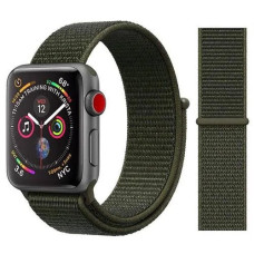 Ремінець Apple Watch 42/44/45/46/49 mm Nylon Sport Loop Khaki