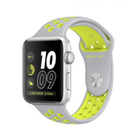 Ремінець Apple Watch 42/44/45/46/49 mm Sport Nike Platinum yellow