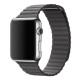 Ремінець Apple watch 38/40/41/42 Series 10/mm Leather Loop Charcoal grey