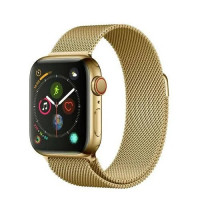 Ремінець Apple watch 38/40/41/42 Series 10/mm Milanese Loop Metal Gold