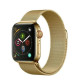 Ремінець Apple watch 38/40/41/42 Series 10/mm Milanese Loop Metal Gold