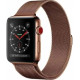 Ремінець Apple watch 38/40/41/42 Series 10/mm Milanese Loop Metal Brown