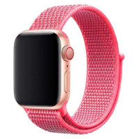 Ремінець Apple watch 38/40/41/42 Series 10/mm Nylon Sport Loop Coral