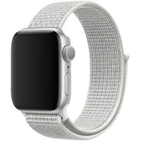 Ремінець Apple watch 38/40/41/42 Series 10/mm Nylon Sport Loop White