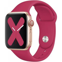 Ремінець Apple Watch 42/44/45/46/49 mm Sport Band Rose red (S)