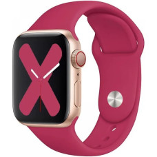 Ремінець Apple Watch 42/44/45/46/49 mm Sport Band Rose red (S)