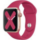 Ремінець Apple Watch 42/44/45/46/49 mm Sport Band Rose red (S)