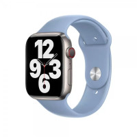 Ремінець Apple watch 38/40/41/42 Series 10/mm Sport Band Lilac cream (S)