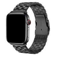 Ремінець Apple watch 38/40/41/42 Series 10/mm Metal old 3-bead black