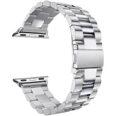 Ремінець Apple watch 42/44/45/46/49 mm Metal 3-bead silver