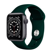 Ремінець Apple watch 38/40/41/42 Series 10/mm Sport Band Forest green (S)