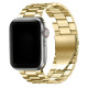 Ремінець Apple watch 38/40/41/42 Series 10/mm Metal old 3-bead gold