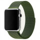 Ремінець Apple watch 38/40/41/42 Series 10/mm Milanese Loop Metal Virid